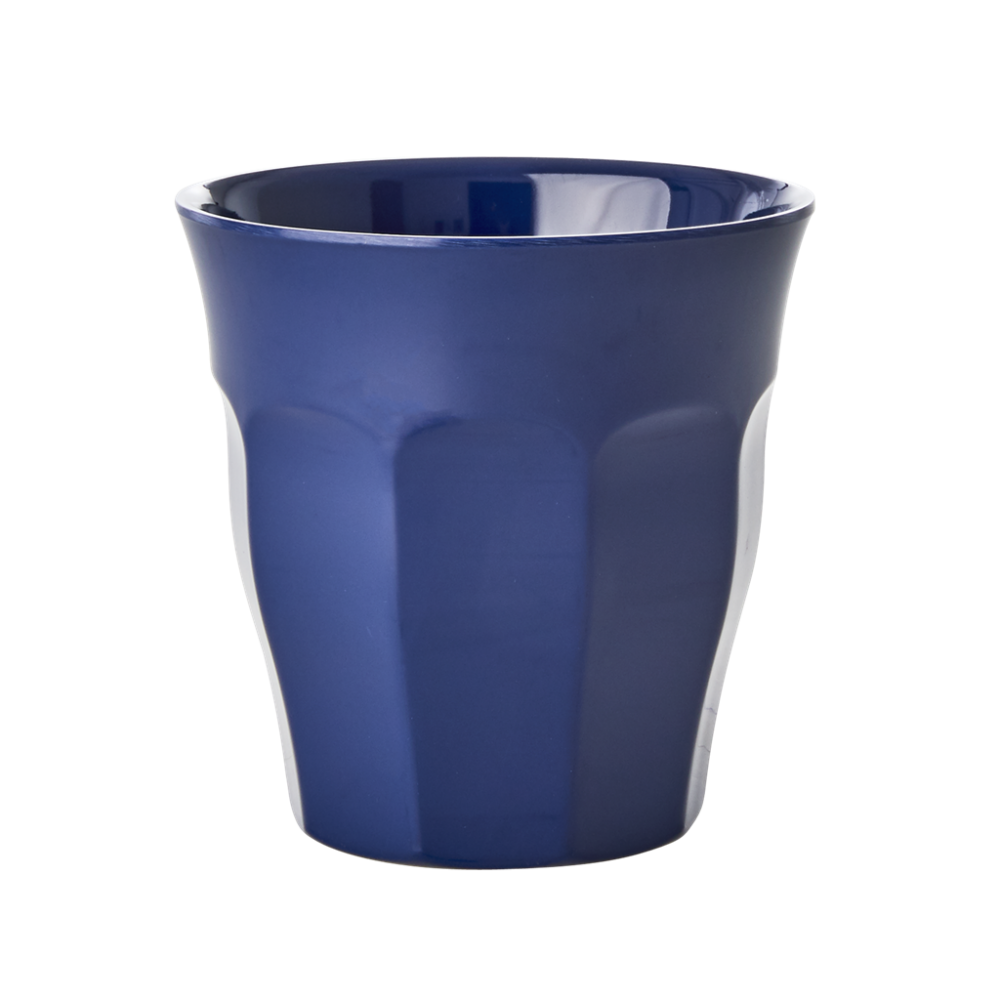 Navy Blue Melamine Cup By Rice DK Vibrant Home